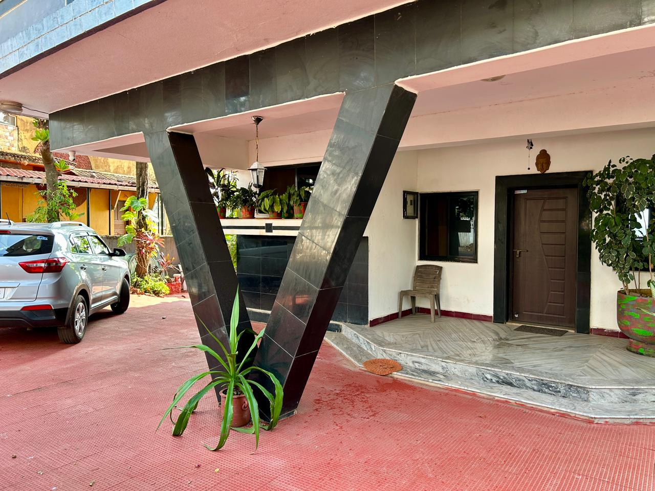 Villa entrance at Shivaaz Hill Top Villa, Mapusa