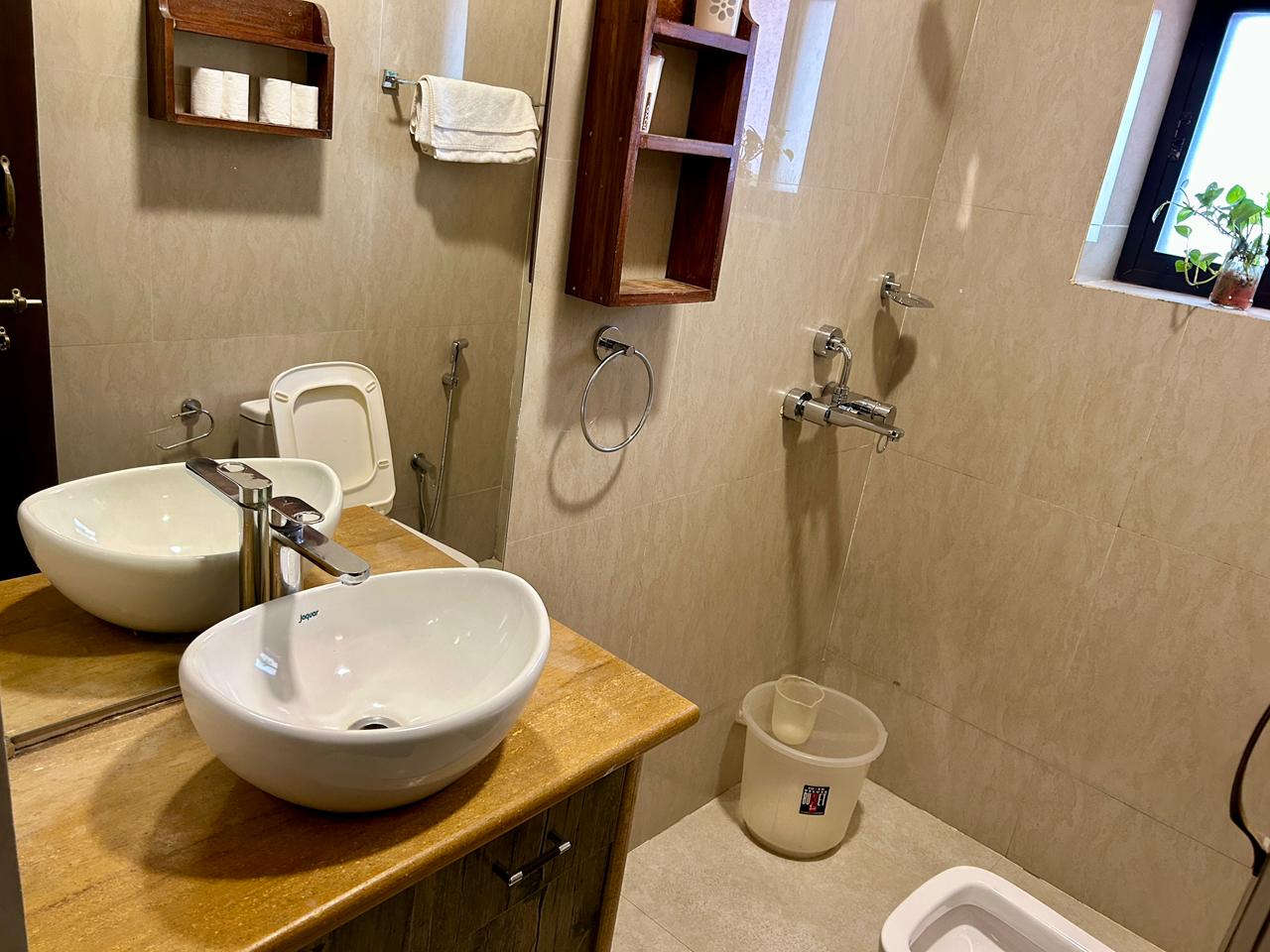 Washroom at Shivaaz Hill Top Villa, Mapusa