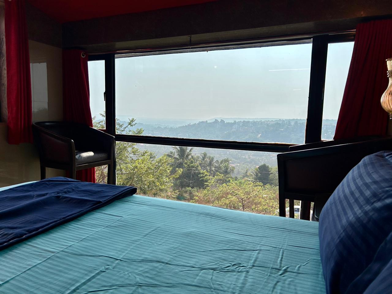 Valley view from the villa