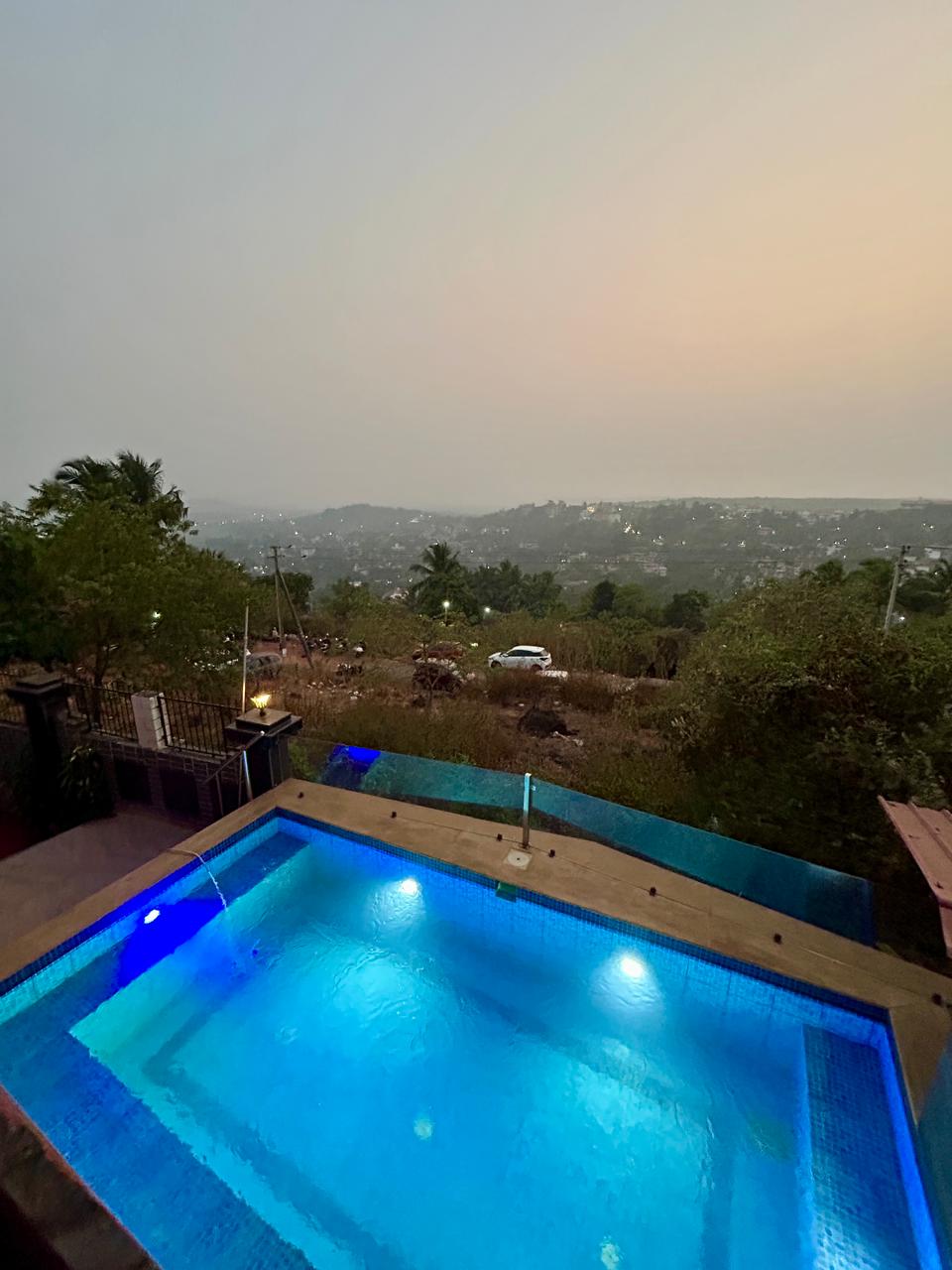 Villa interior and surroundings at Shivaaz Hill Top Villa, Mapusa