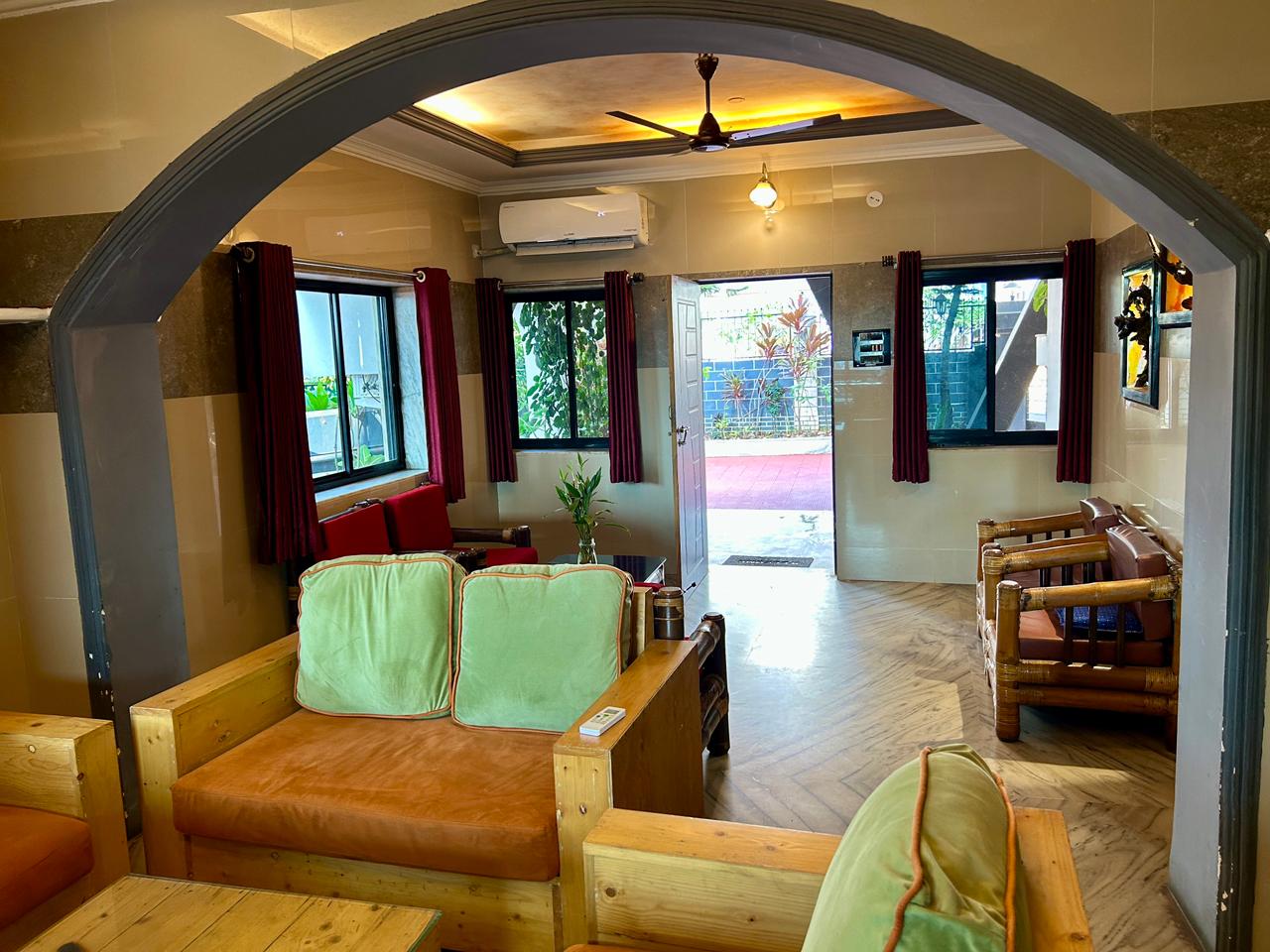 Villa interior and surroundings at Shivaaz Hill Top Villa, Mapusa