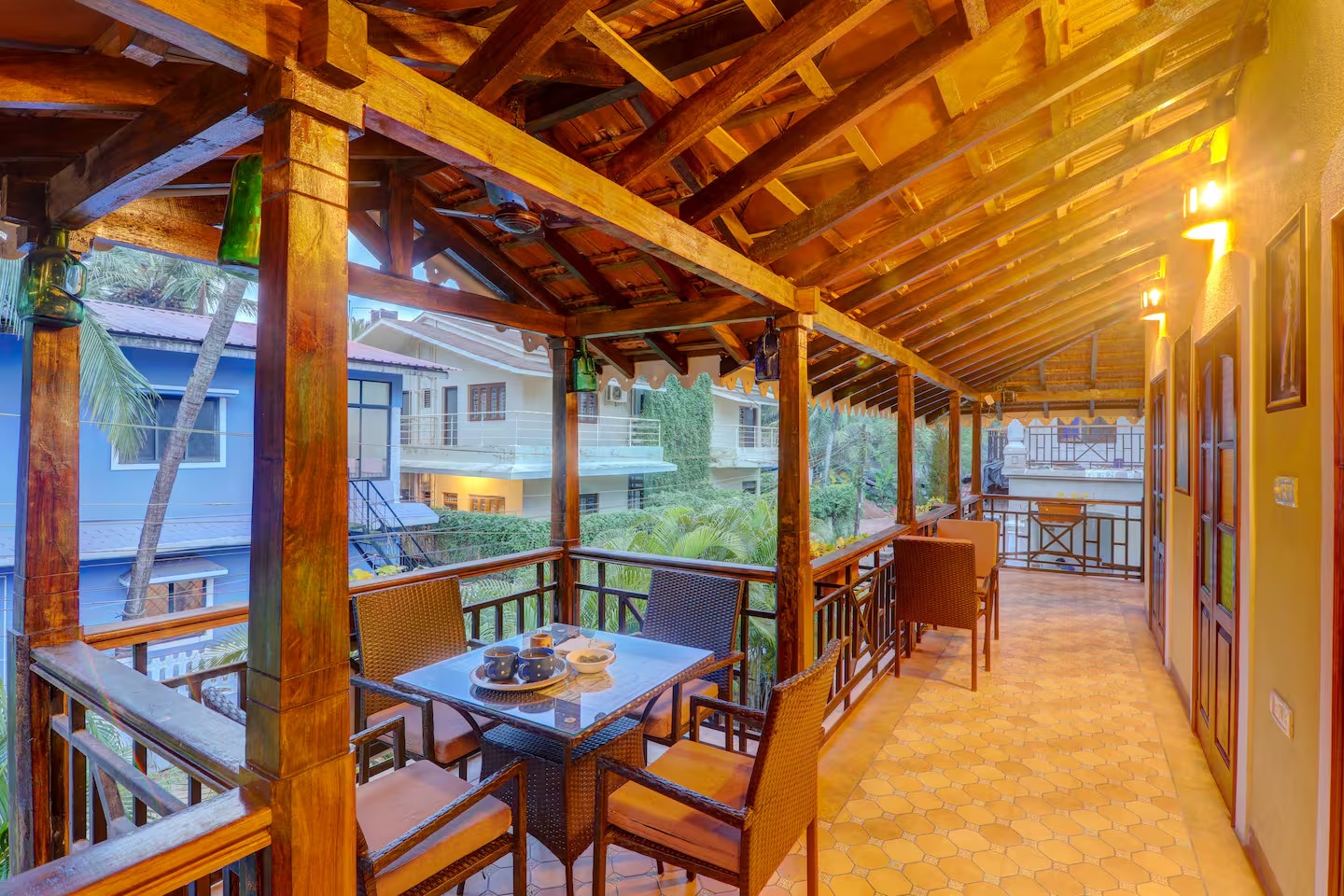 Villa interior and surroundings at House of Legends Villa, Saligao
