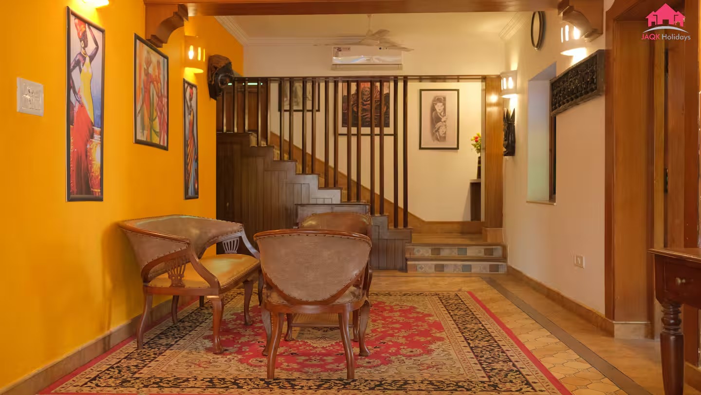 Villa interior and surroundings at House of Legends Villa, Saligao